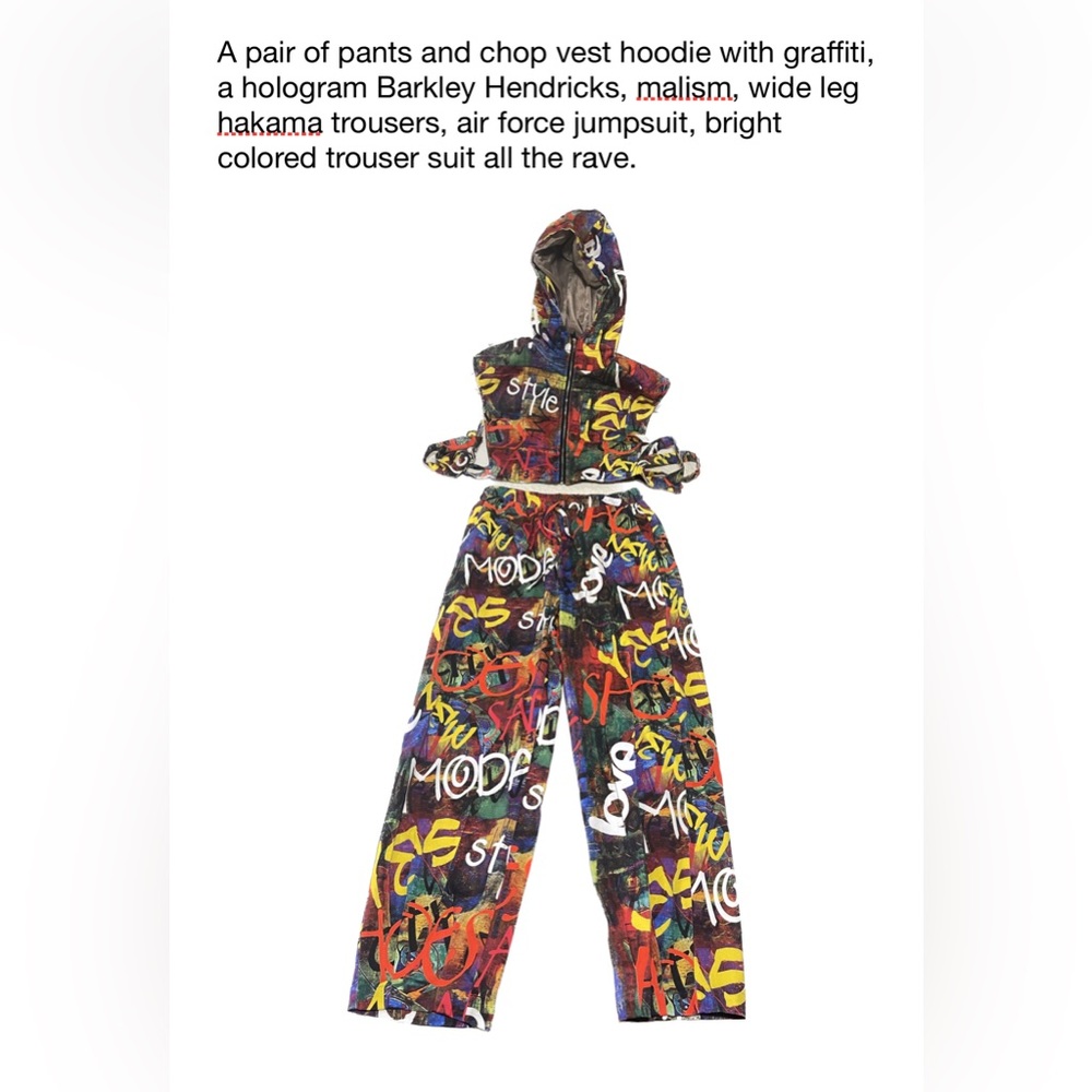 Original One of a Kind Retro Style Pant Suit